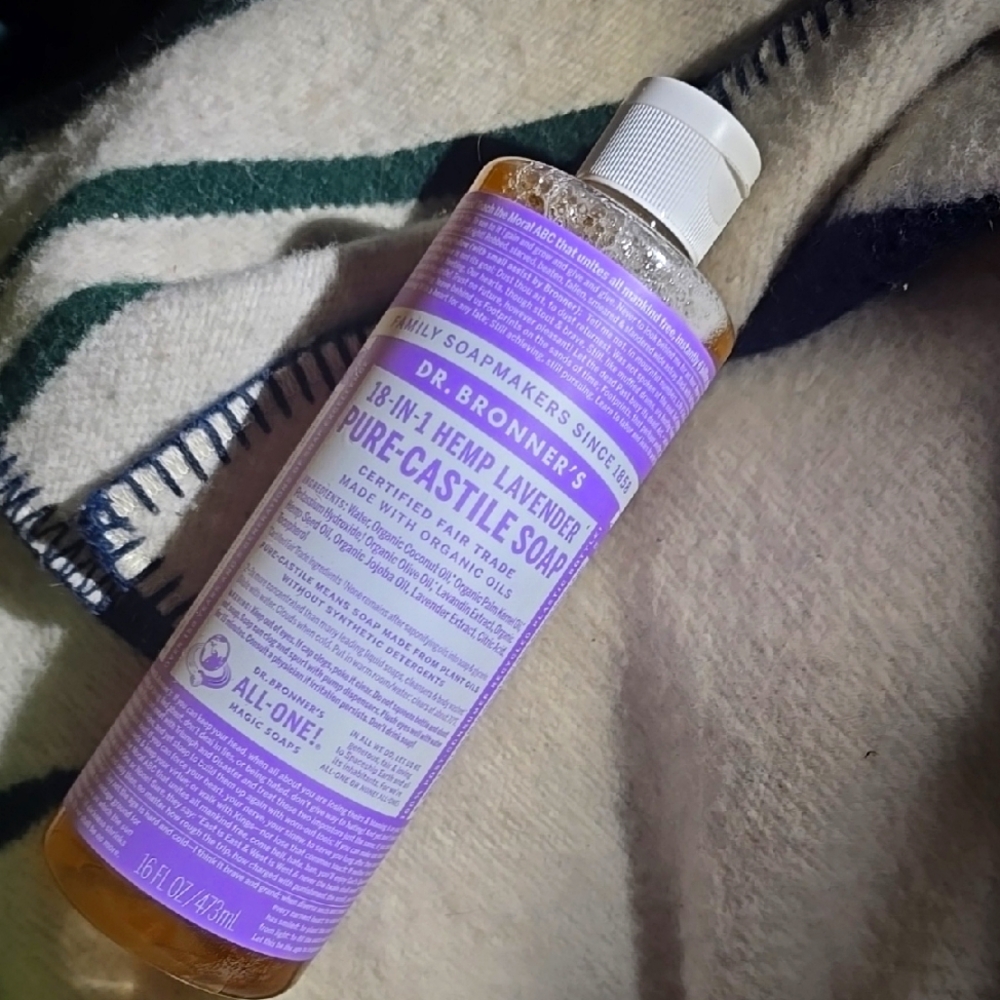 Dr BRONNERS Lavender 18 - in One PURE Castile Magic SOAP liquid 16 oz. NEW